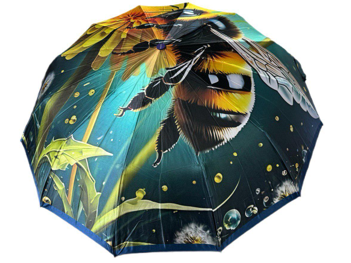 Парасолька жіноча автоматична Mario з квітковим принтом кульбабка 12 спиць 4 сегмента (456) - фото 4 Парасолька жіноча автоматична Mario з квітковим принтом кульбабка 12 спиць 4 сегмента (456) - фото 4