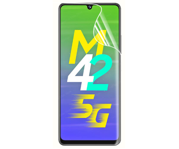 Противоударная гидрогелевая пленка Hydrogel Film для Samsung Galaxy M42, Transparent