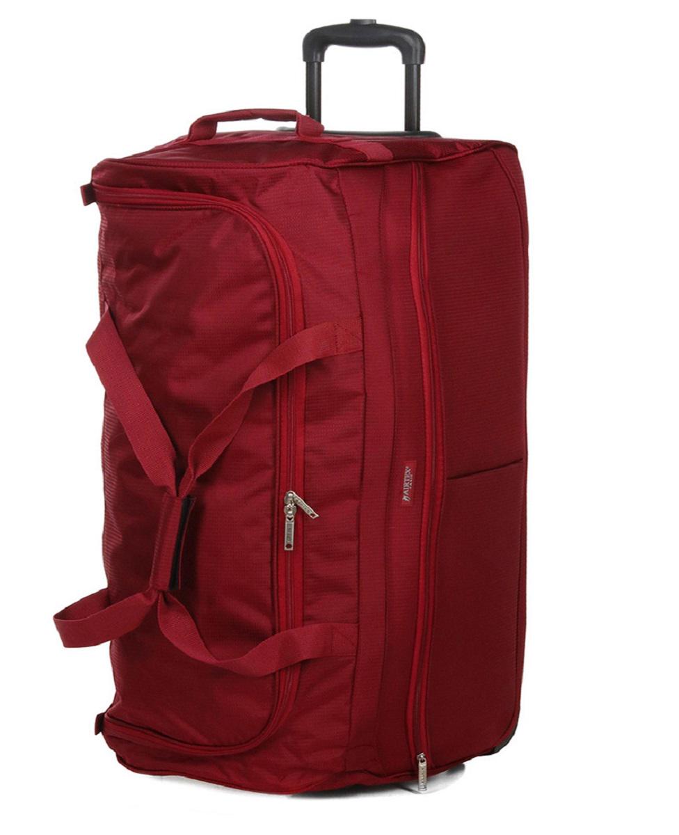 Сумка дорожная на колесах AIRTEX 823 малая Бордовый (S000184)