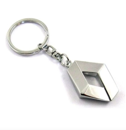 Брелок для ключей металлический с логотипом Renault (1811)