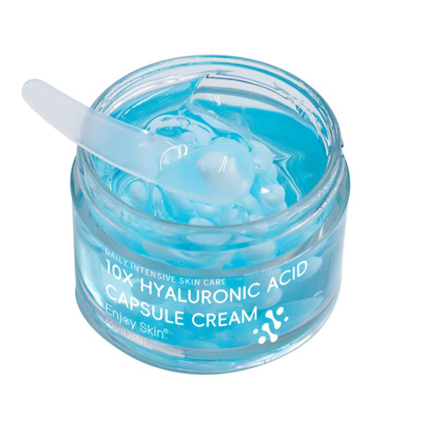 Крем для лица увлажняющий Enjoy Skin Hyaluronic Acid Capsule Cream 50 г Крем для лица увлажняющий Enjoy Skin Hyaluronic Acid Capsule Cream 50 г