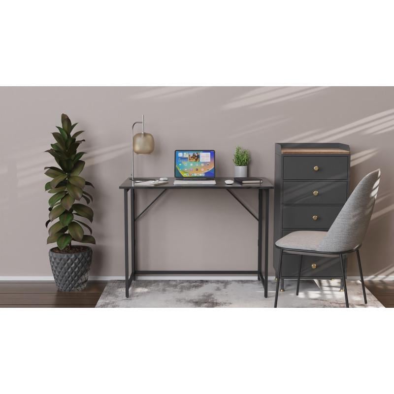 Стіл розкладний Ferrum-decor Moris метал/ДСП Чорний/Сосна Кембра (FRD-104671) - фото 7 Стіл розкладний Ferrum-decor Moris метал/ДСП Чорний/Сосна Кембра (FRD-104671) - фото 7