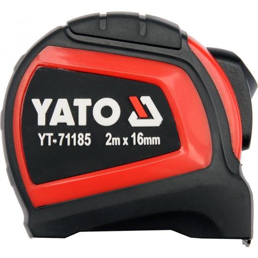 Рулетка YATO с нейлоновым покрытием 2 м х 16 мм Рулетка YATO с нейлоновым покрытием 2 м х 16 мм
