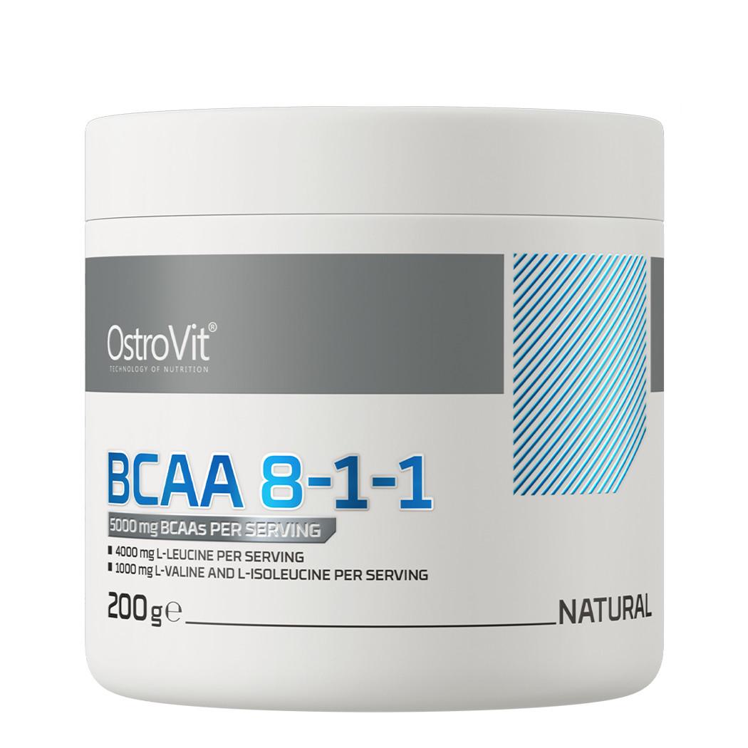 Аминокислоты OstroVit BCAA 8-1-1 200 г Без вкуса (10061-01)