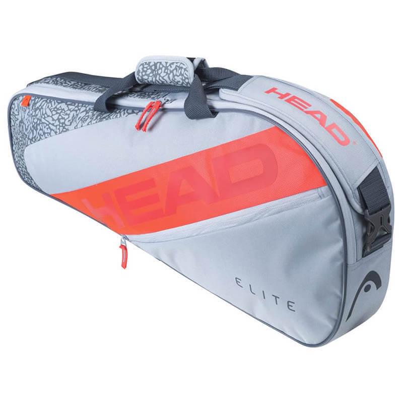 Спортивная сумка для тенниса Head Elite 3R Grey/Orange (724794218716)