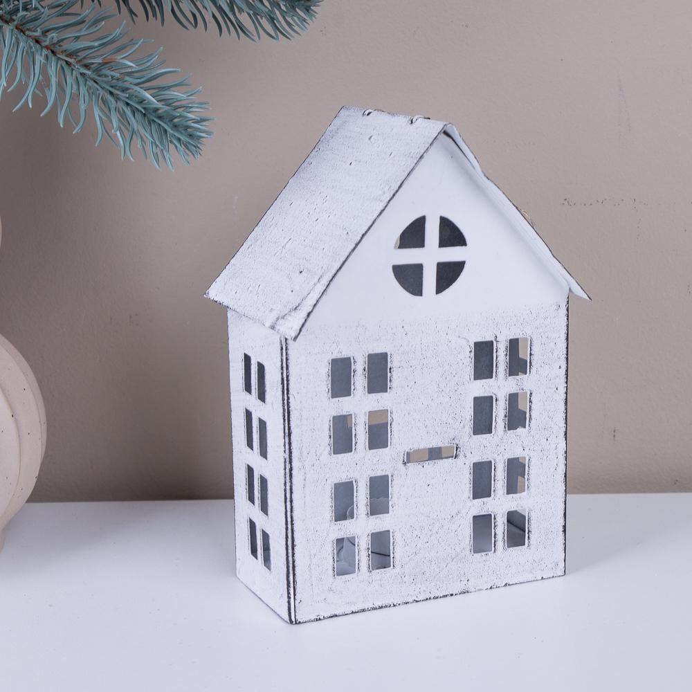 Подсвечник дом из металла 16 см (6014) - фото 1