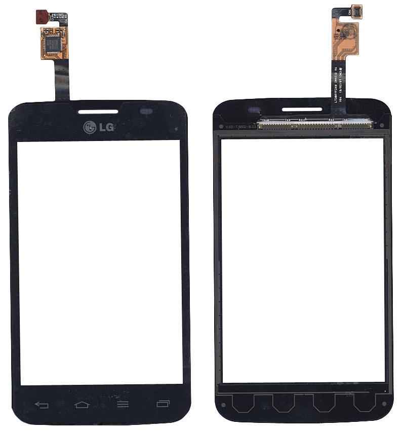 Тачскрин для смартфона LG Optimus L4 II Dual E445 Черный