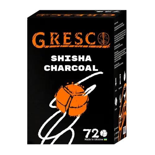 Уголь ореховый Gresco Kaloud 1 кг 72 шт. в коробке