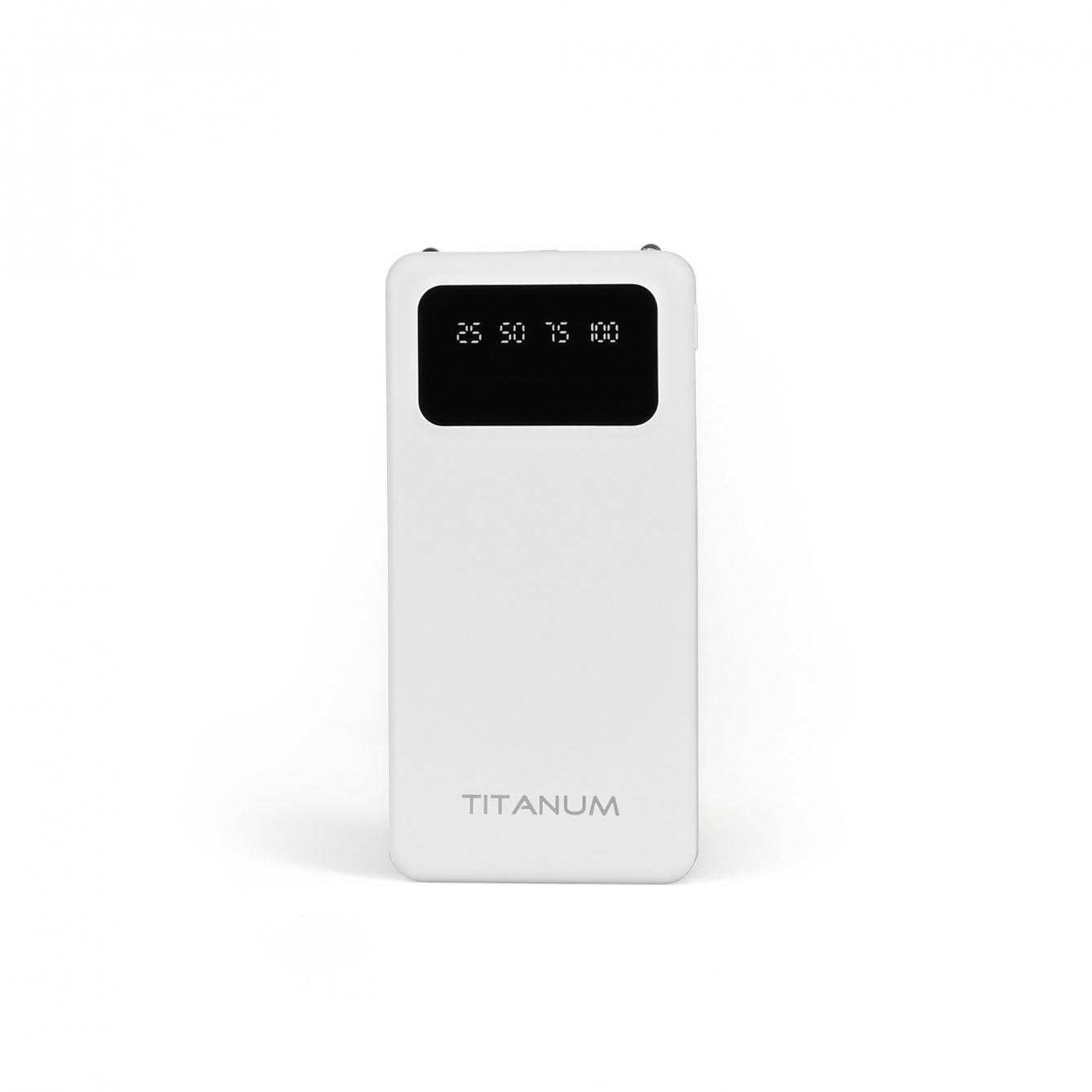 Повербанк TITANUM OL21 10000 mAh White (TPB-OL21-W) - фото 2