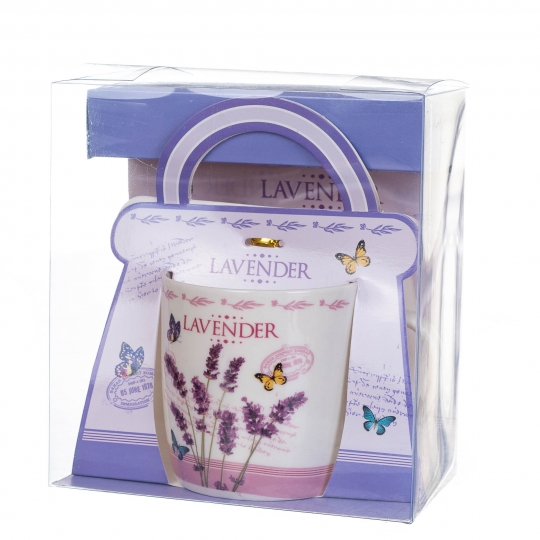 Чашка в коробке Веточка лаванды 250 мл (8201-029)