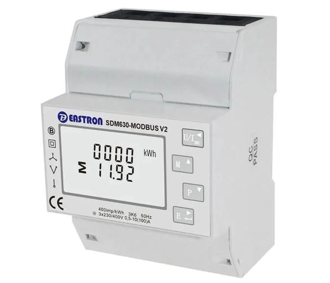 Счетчик электроэнергии Growatt 3 Phase Meter TPM-E/RS485/3-фазный (19100098) - фото 1