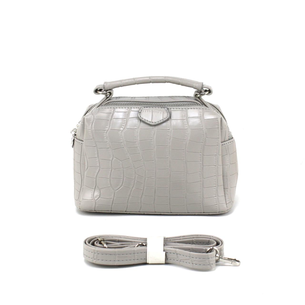 Сумка кросс-боди VOILA 712215-1 из экокожи Светло-серый