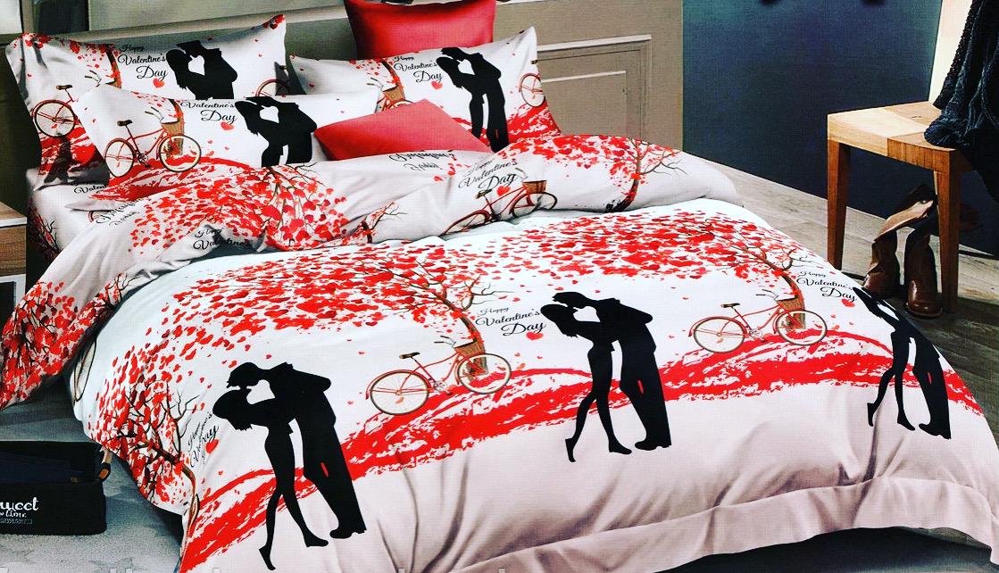 Комплект постельного белья Family Влюбленные евро