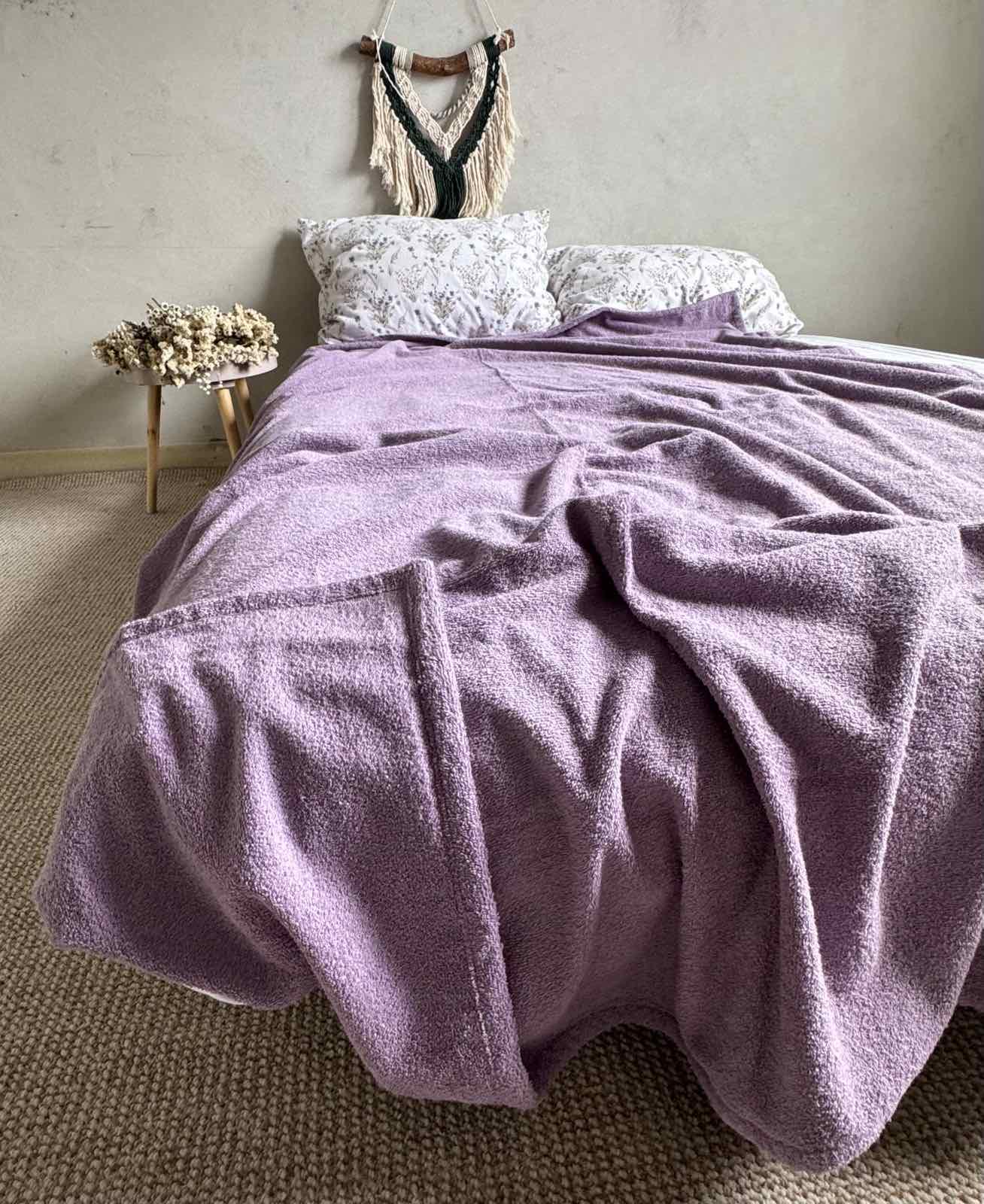 Простынь-покрывало махровое ZEINTEX MADEIRA хлопковое 150х220 см Лиловый (26981889) - фото 7 Простынь-покрывало махровое ZEINTEX MADEIRA хлопковое 150х220 см Лиловый (26981889) - фото 7