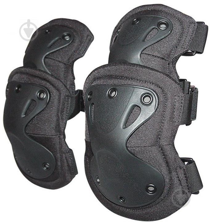 Захист Армійська наколінники та налокітники штурмові Shell KH00243 Чорний (tau_krp275_00243)