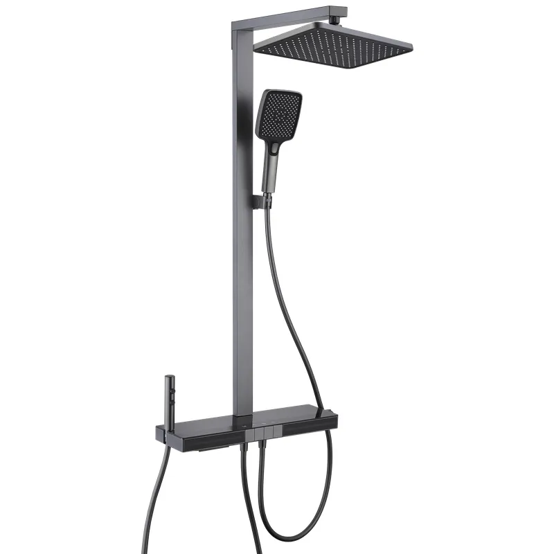 Душова колона з термостатичним змішувачем MIXXUS Premium Next-009-J Graphite (MI6544) Душова колона з термостатичним змішувачем MIXXUS Premium Next-009-J Graphite (MI6544)