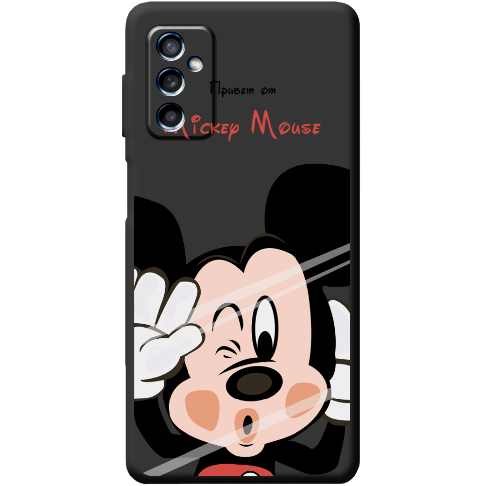 Чохол BoxFace Samsung Galaxy M52 (M526) Mister M Чорний силікон (43657-cc58-43763)