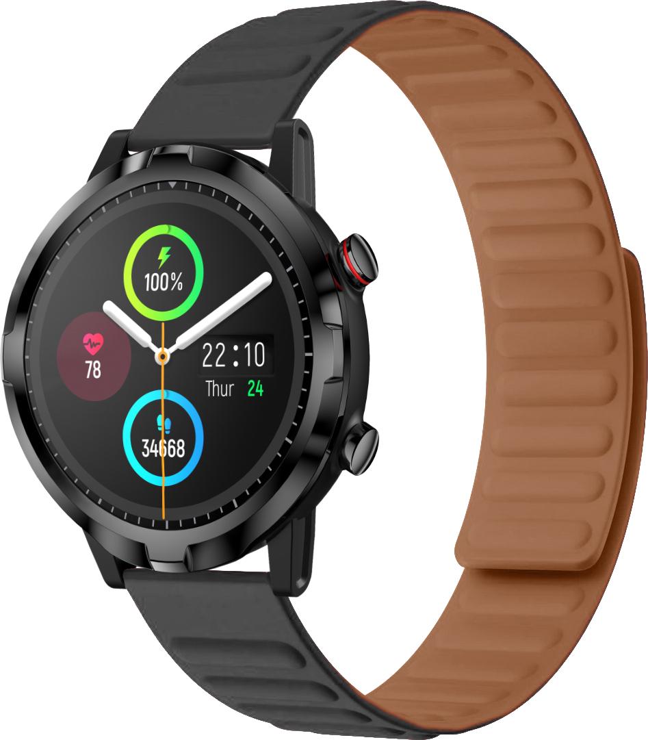 Ремешок Magneter для Haylou Smart Watch RT LS05S Black (26651-2B)
