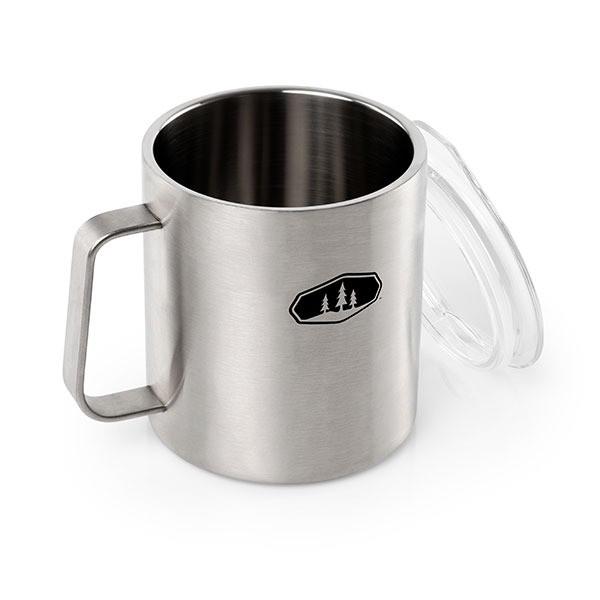 Термокружка GSI Outdoors Glacier Stainless 0,44 л Camp Cup Металлик (93550) - фото 2