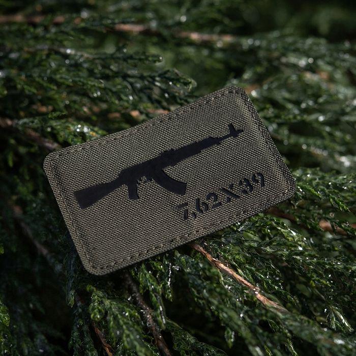 Нашивка M-Tac AKM 7,62х39 Laser Cut Olive - фото 4