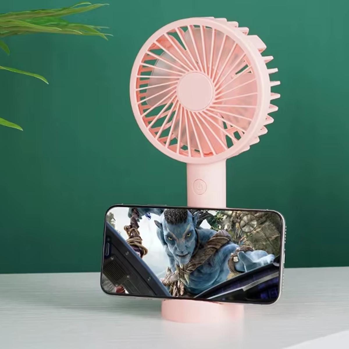 Вентилятор портативний USB міні Eternal Classics Акумулятор Li-Ion 18650 mAh 3,7V 4,5W White/Red (200303) - фото 7 Вентилятор портативний USB міні Eternal Classics Акумулятор Li-Ion 18650 mAh 3,7V 4,5W White/Red (200303) - фото 7