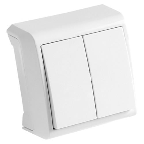 Вимикач двоклавішний VERA IP20 (90681002)