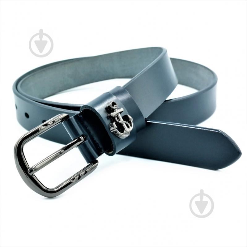 Женский кожаный ремень Le-Mon nwzh-30k-0039 Тёмно-синий