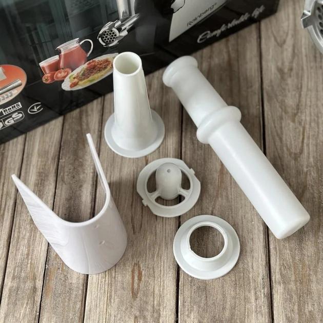 Электромясорубка профессиональная Rainberg RB-673A 3800W с соковыжималкой нержавеющая сталь - фото 8 Электромясорубка профессиональная Rainberg RB-673A 3800W с соковыжималкой нержавеющая сталь - фото 8