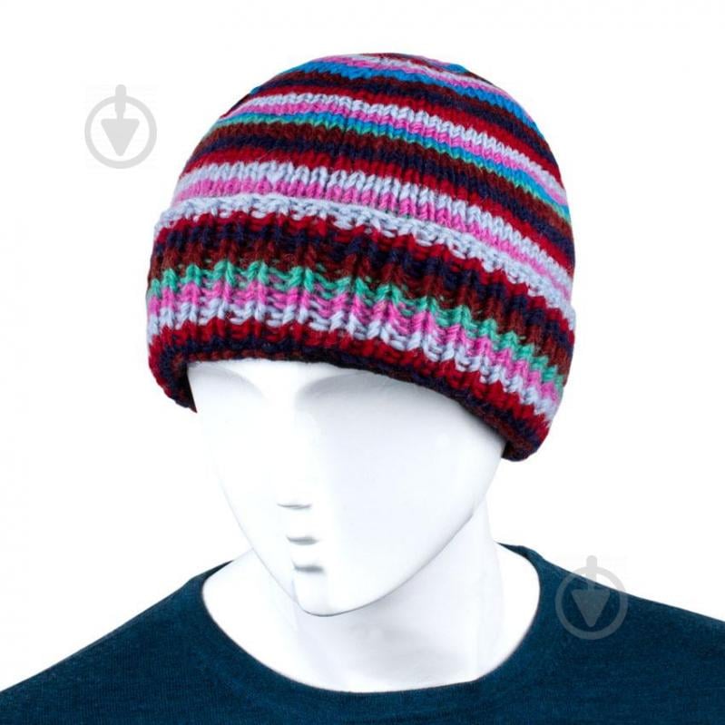 Шапка Kathmandu Паттэ Ручная работа 100% шерсть яка M 57-58 Разноцветная (25551)