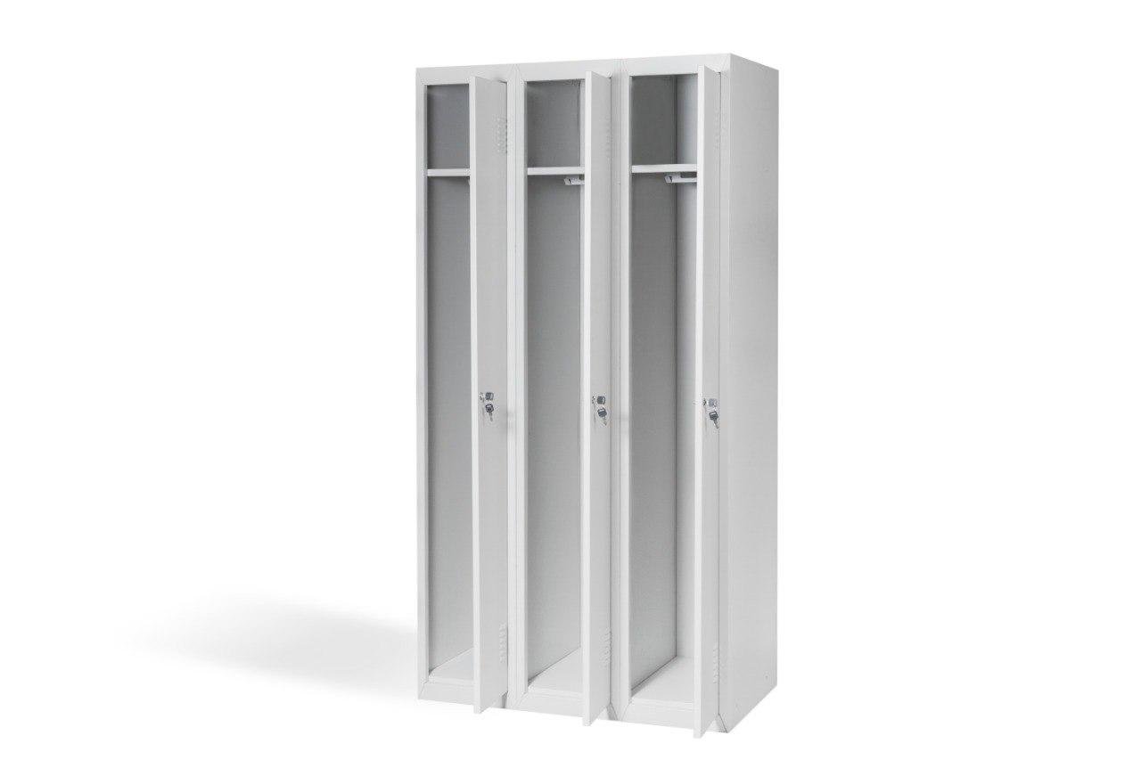 Шафа одягова металева ШО300/3 (30664311) - фото 2 Шафа одягова металева ШО300/3 (30664311) - фото 2