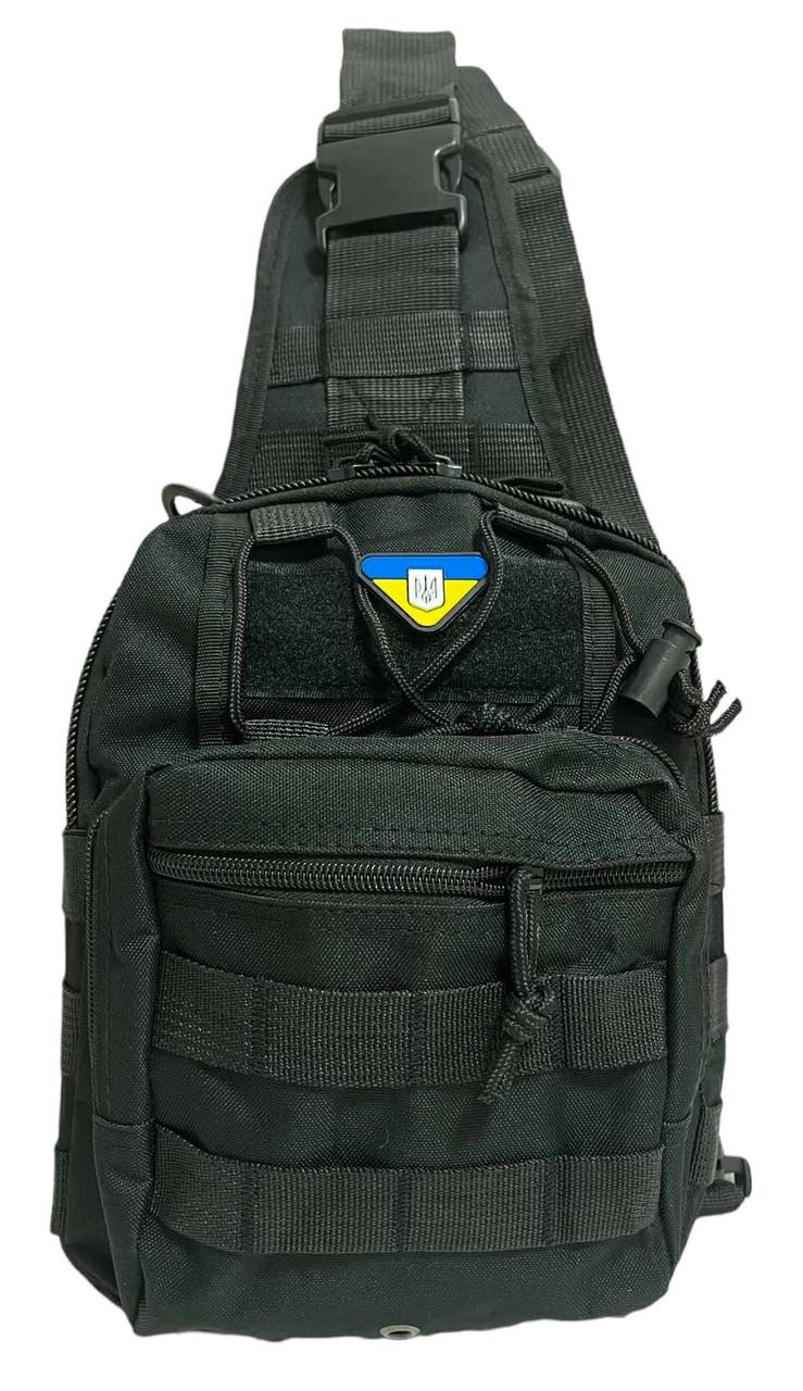 Сумка-слинг для оружия мужская 30х26х12 см Черный (1598708094)