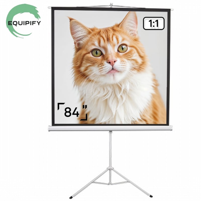 Екран для проєкторів EQUIPIFY SRM-1101 мобільний тринога 84" 150x150 см 1:1 (tf2927) - фото 2 Екран для проєкторів EQUIPIFY SRM-1101 мобільний тринога 84" 150x150 см 1:1 (tf2927) - фото 2