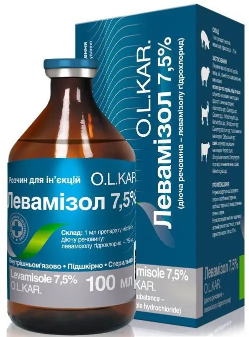 Левамизол O.L.KAR. 7,5% 100 мл (3494)