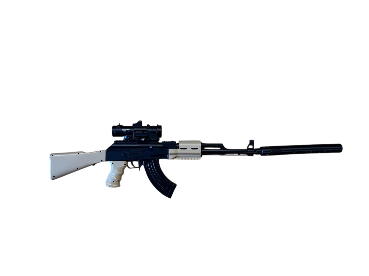 Игрушечный электрический автомат Калашникова АК47 на орбизах (35376433)