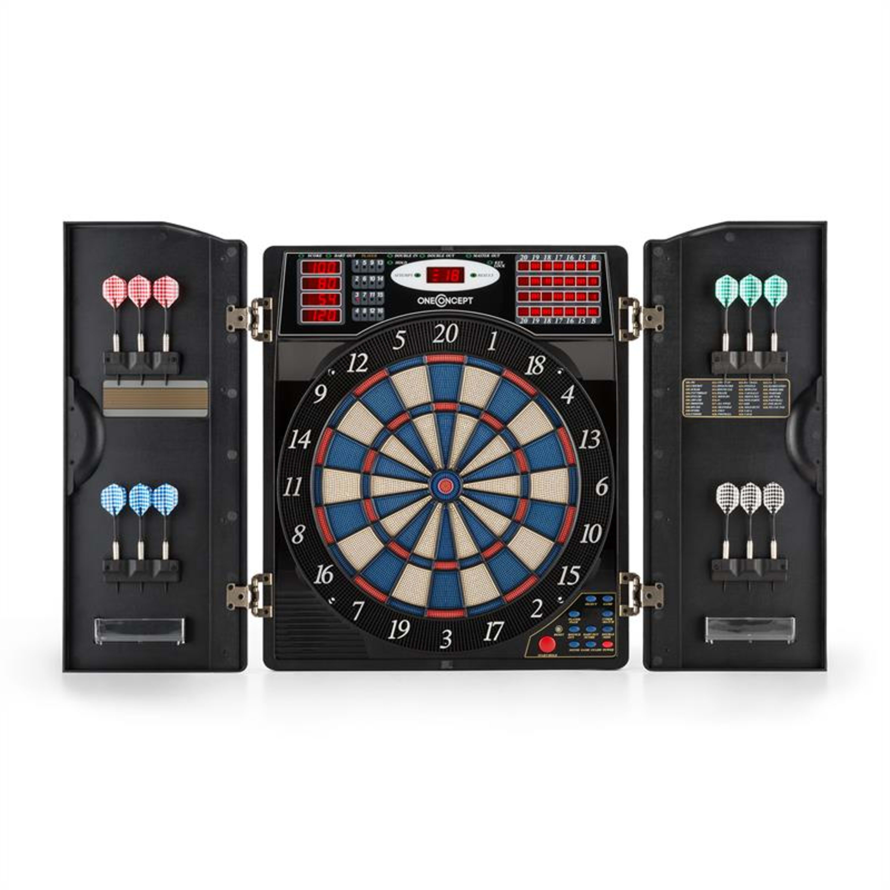 Дартс OneConcept Masterdarter подходит для игры до 16 игроков (10030658) Дартс OneConcept Masterdarter подходит для игры до 16 игроков (10030658)