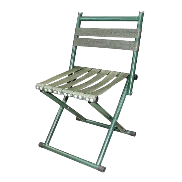 Стул для пикника и рыбалки раскладной Good Idea C-1 туристический со спинкой 45 см Зеленый (61970OP)