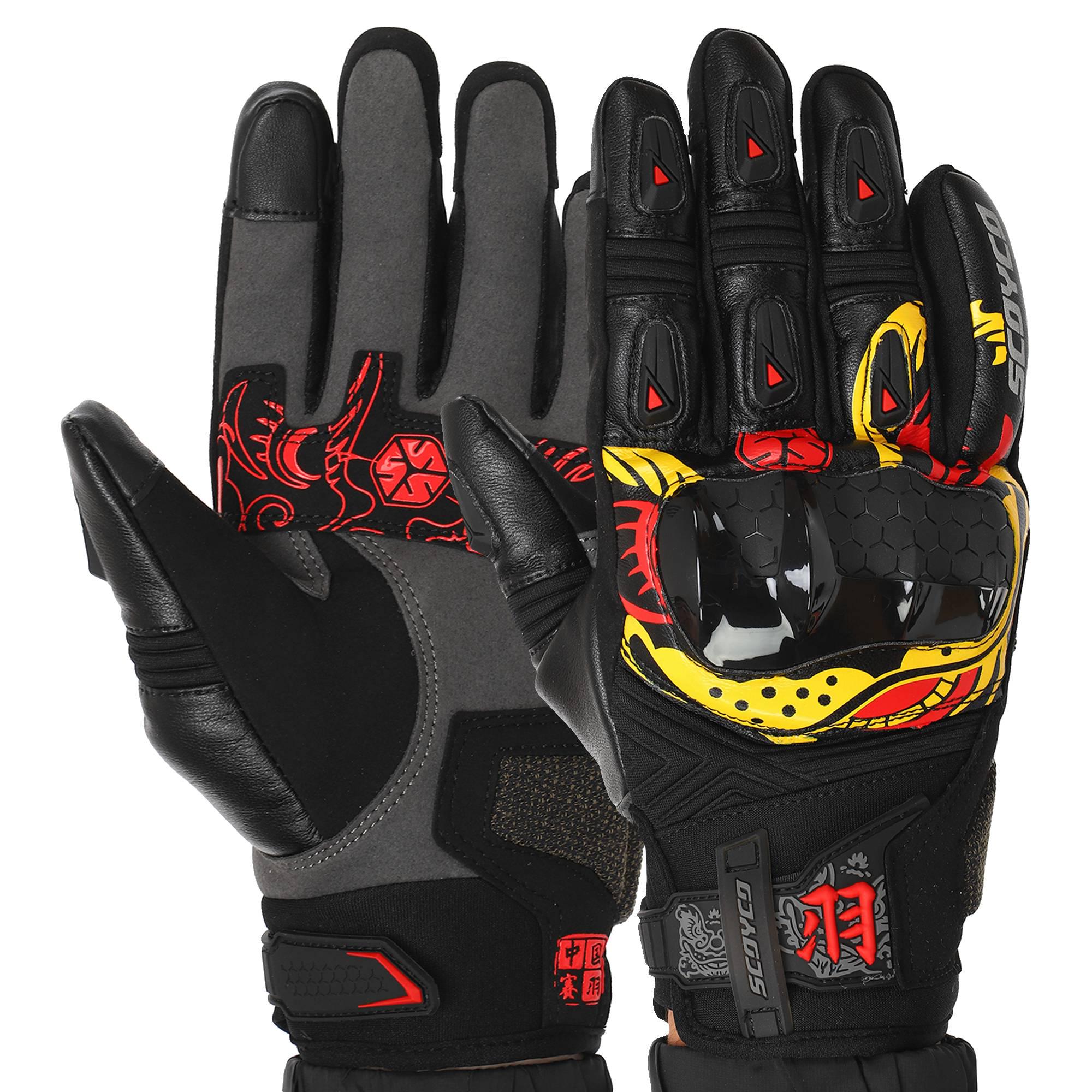 Моторукавички Scoyco Sensor Touch MC119WP L Чорний