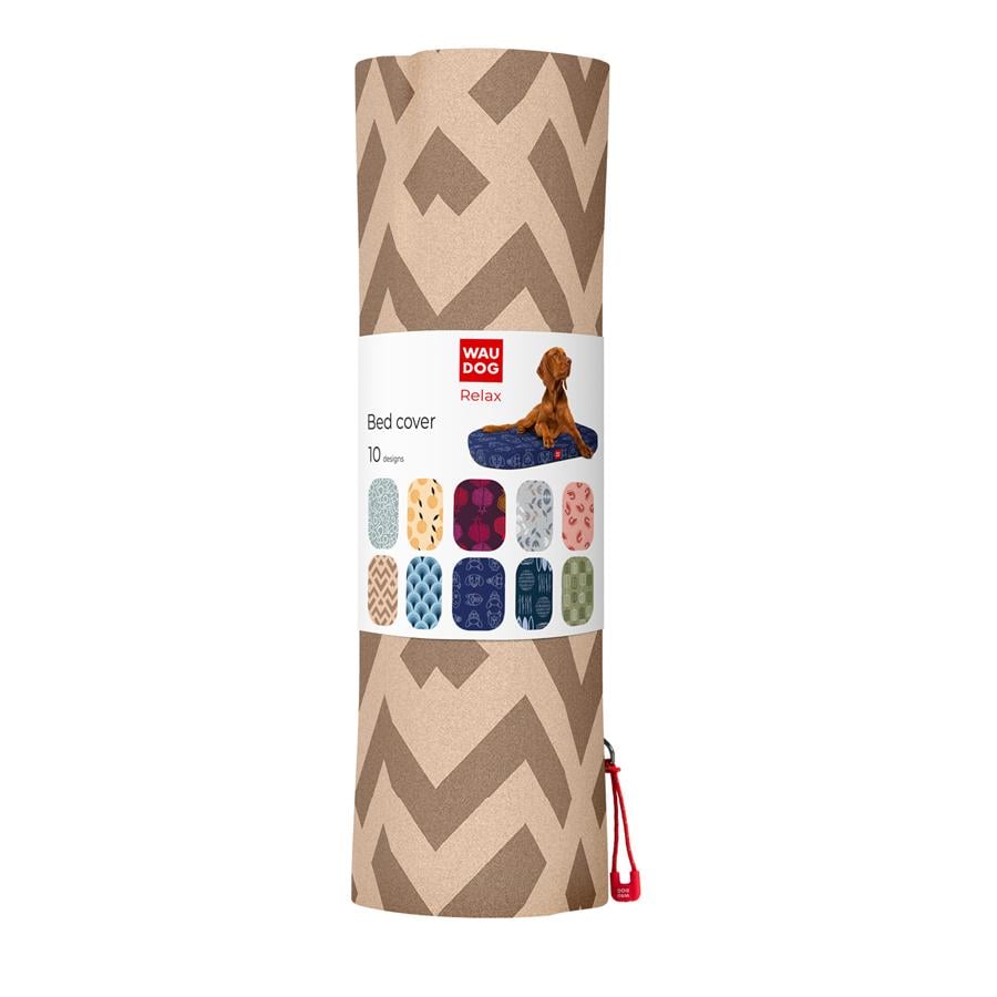 Чехол для лежанки Waudog Relax Треугольники L 100 см Д 70 см Beige (1310-0129) Чехол для лежанки Waudog Relax Треугольники L 100 см Д 70 см Beige (1310-0129)