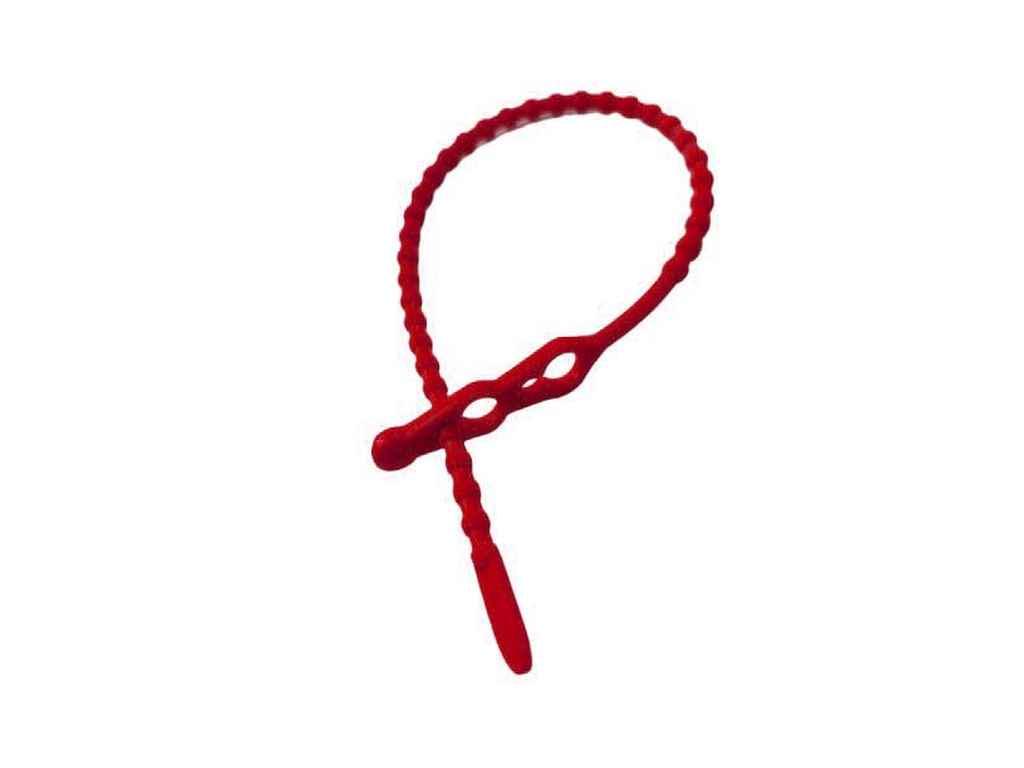 Хомут господарський Гемопласт L 240 мм тірапласт 30 шт. Червоний (945709)