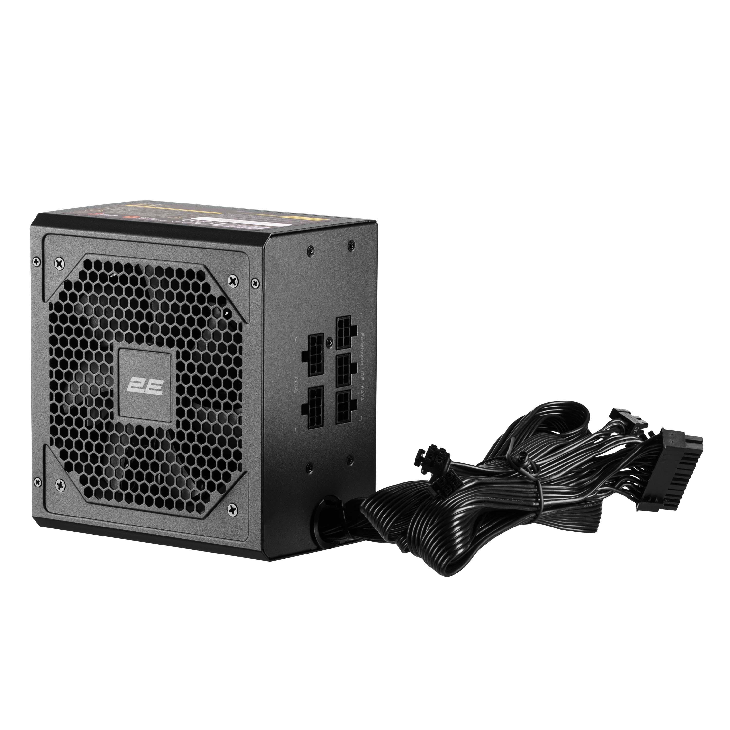 Блок питания для компьютера 2E GAMING Solid Power 650 Вт ATX (2E-SP650BRSM-120) - фото 2 Блок питания для компьютера 2E GAMING Solid Power 650 Вт ATX (2E-SP650BRSM-120) - фото 2
