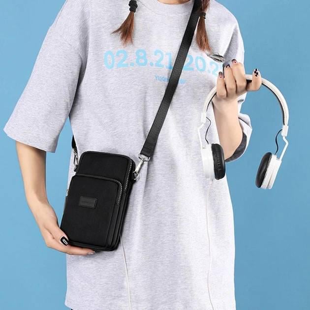 Сумка-чохол для смартфона Black (07406) - фото 5 Сумка-чохол для смартфона Black (07406) - фото 5