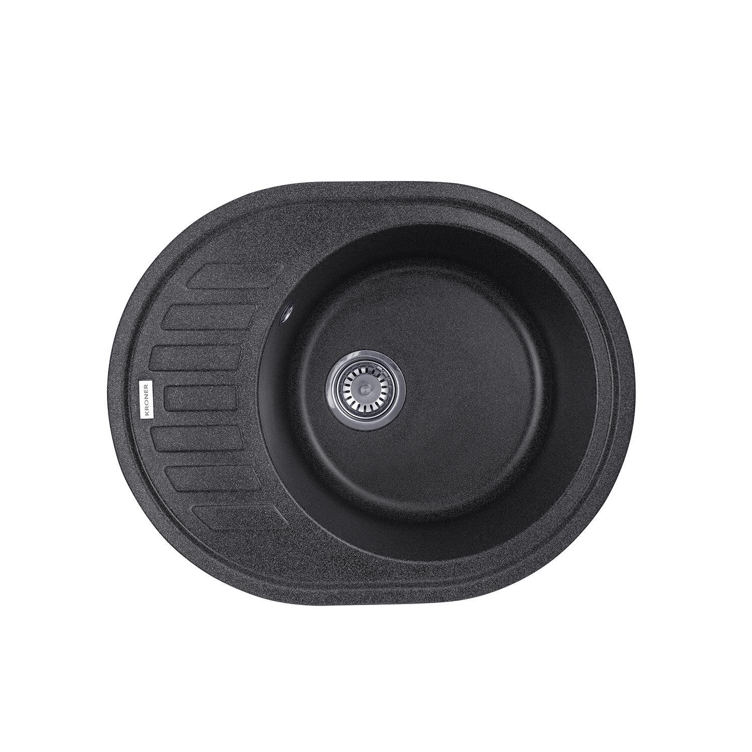 Мийка для кухні Kroner KRP Komposit GRB (6250)