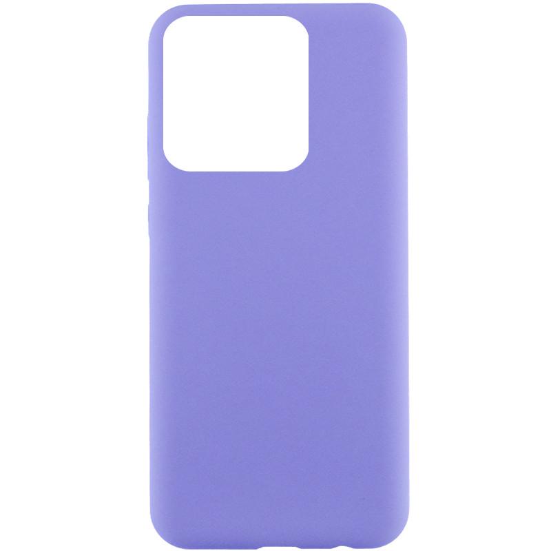 Противоударный чехол Silicone Cover Lakshmi (AAA) для Xiaomi Poco X6 / Note 13 Pro 5G Сиреневый / Dasheen