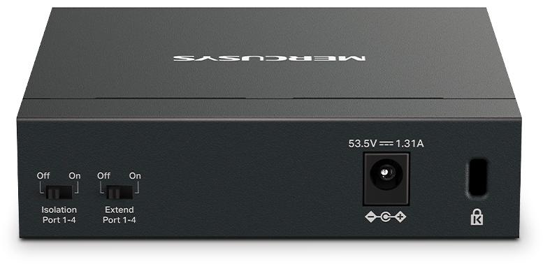 Коммутатор Mercusys 5 портов RJ-45 1000Мбит/с (MS105GP) - фото 3