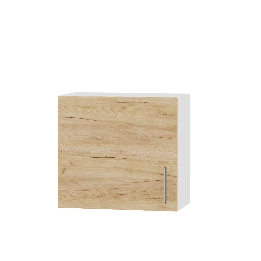 Шафа верхня Еверест Оптіма модуль Верх для сушки посуду В22-600 60х30х56 см Дуб крафт золотий/Білий (08588)