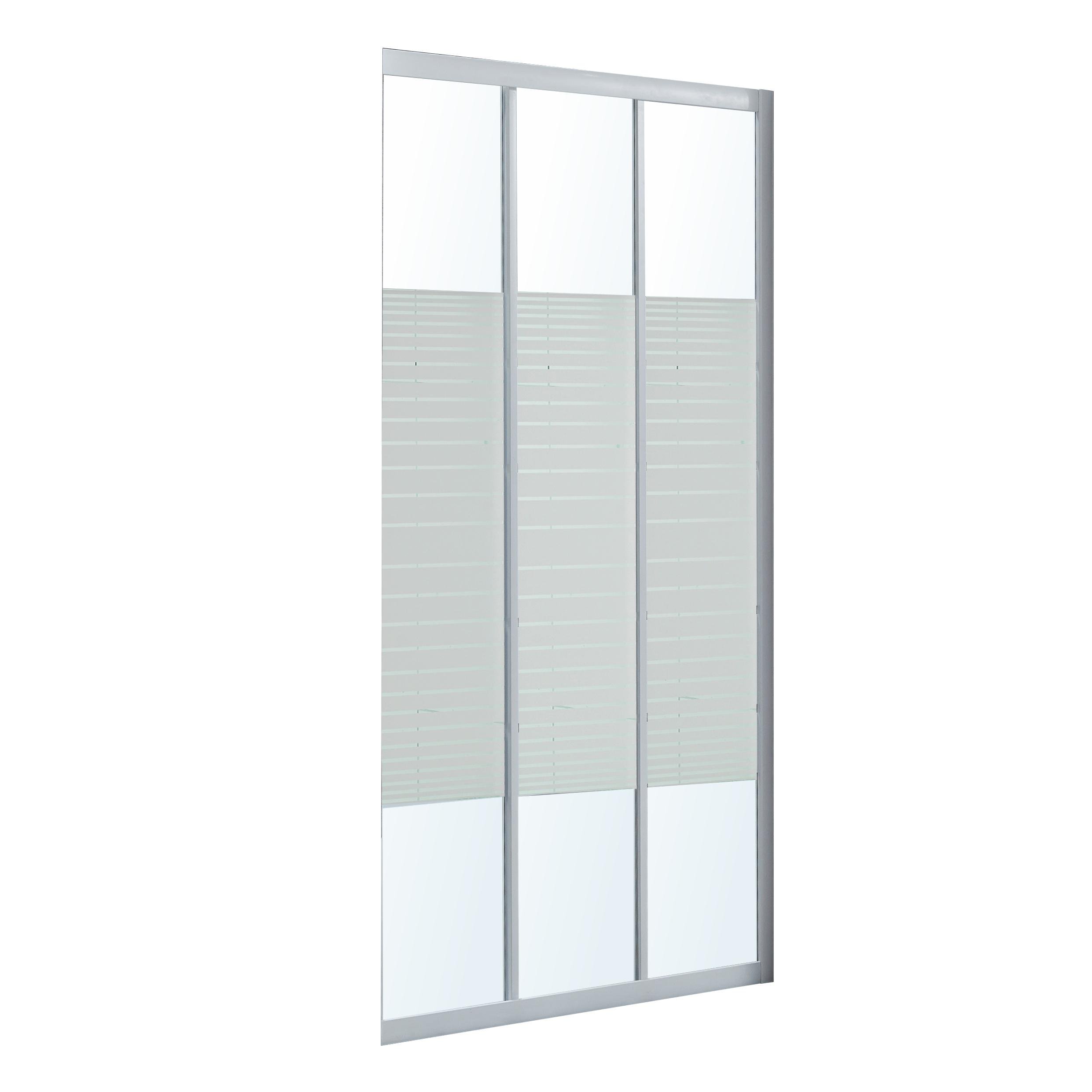 Душевая дверь в нишу Eger 599-075-90 90x195 см профиль Белый (240745)