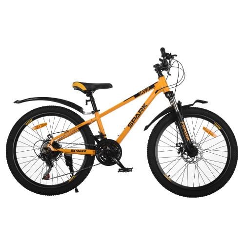 Велосипед SPARK HOLD колеса 24" сталева рама 12" Помаранчевий (000239392)