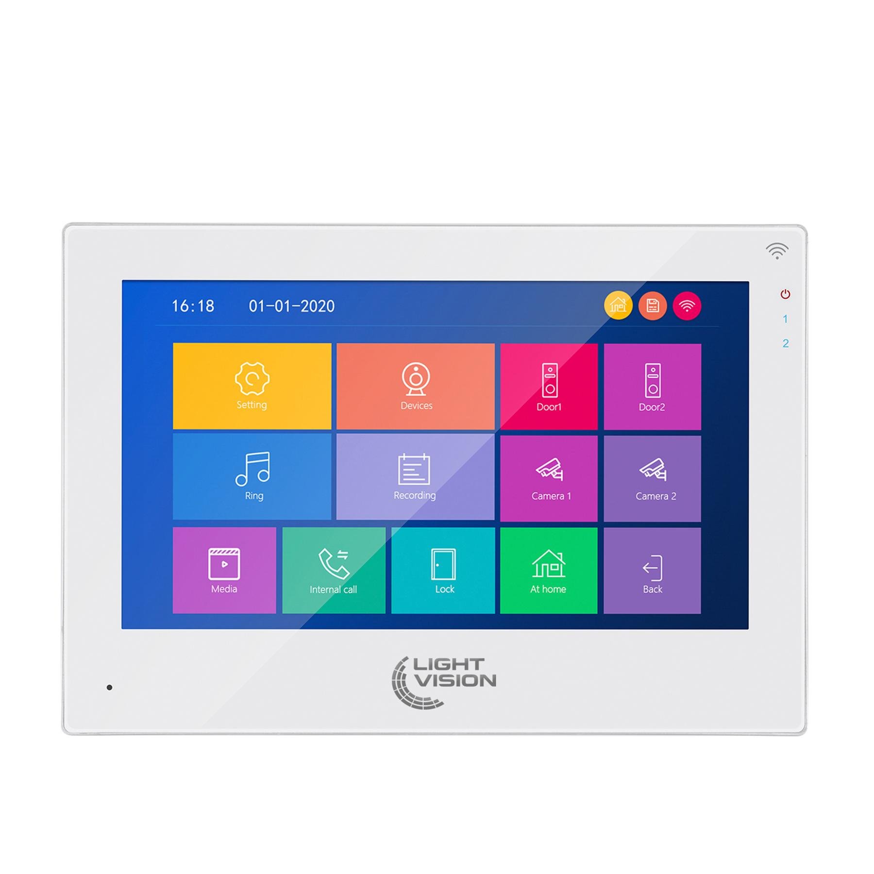 WI-FI видеодомофон LightVision SINGAPORE 10" (10030)