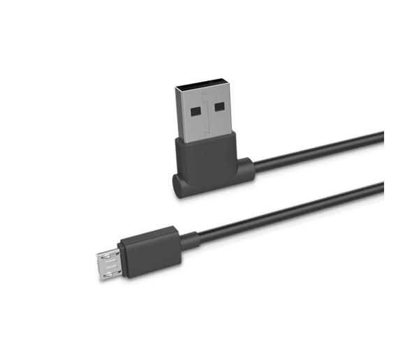 Кабель Data Hoco UPM10 Micro-USB L Shape Чорний - фото 5