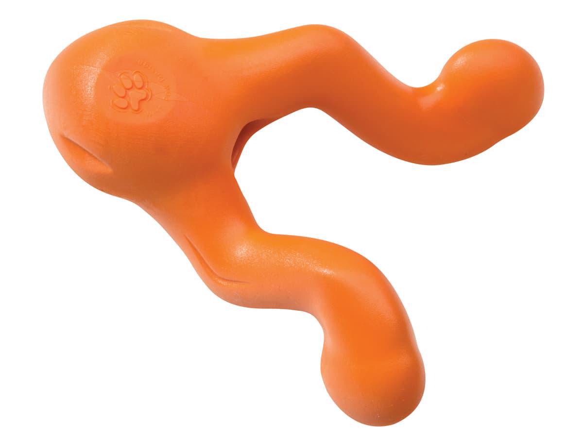 Игрушка для собак под лакомства West Paw Tizzi Small 11 см Tangerine (ZG060TNG) Игрушка для собак под лакомства West Paw Tizzi Small 11 см Tangerine (ZG060TNG)